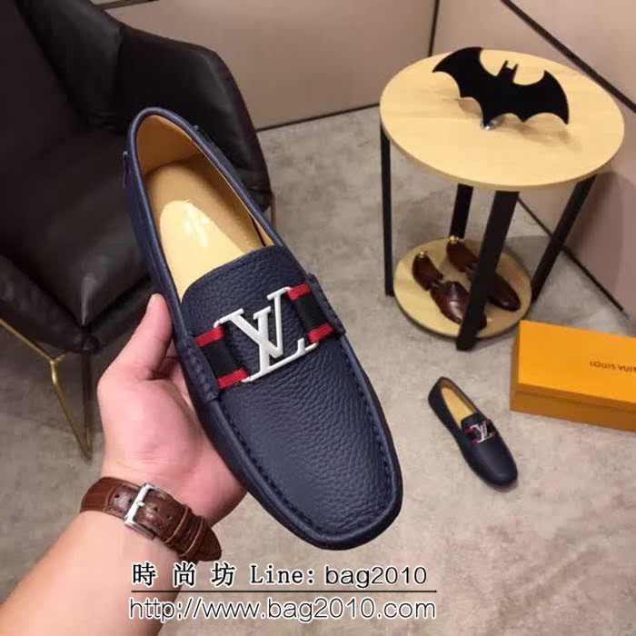 路易威登LV 專櫃同款 2018新款 時尚豆豆男鞋 8FX1233